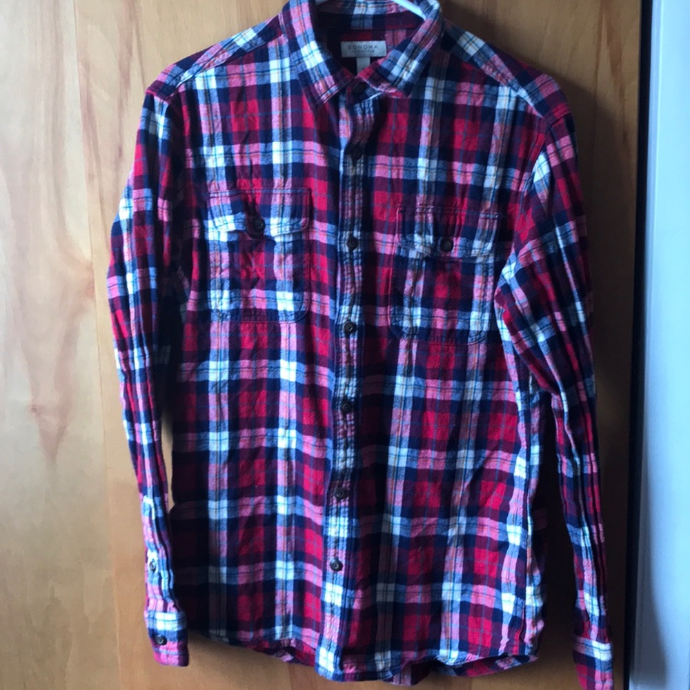 Men’s Red Plaid Flannel